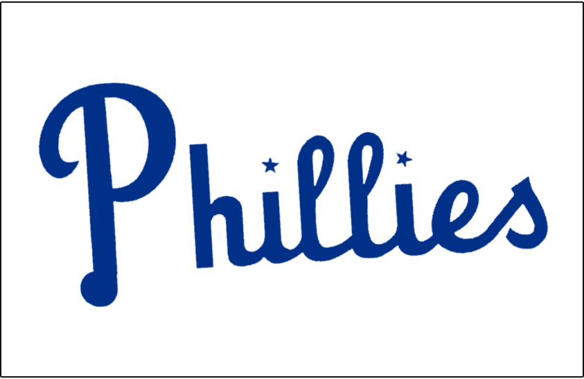 Philadelphia Phillies 1944-1945 Jersey Logo vinyl decal